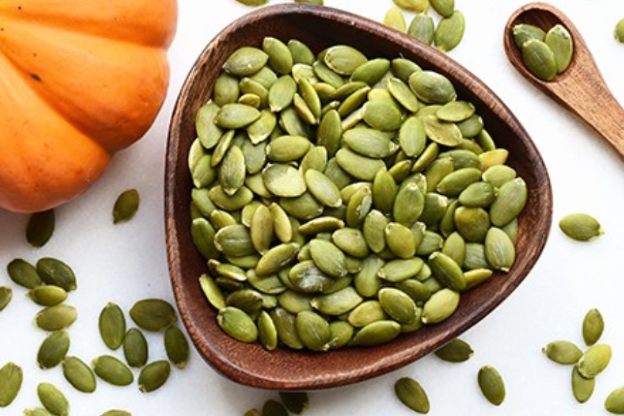 Buy a variety of healthy seeds. Toss them in a salad, add them to your trail mix