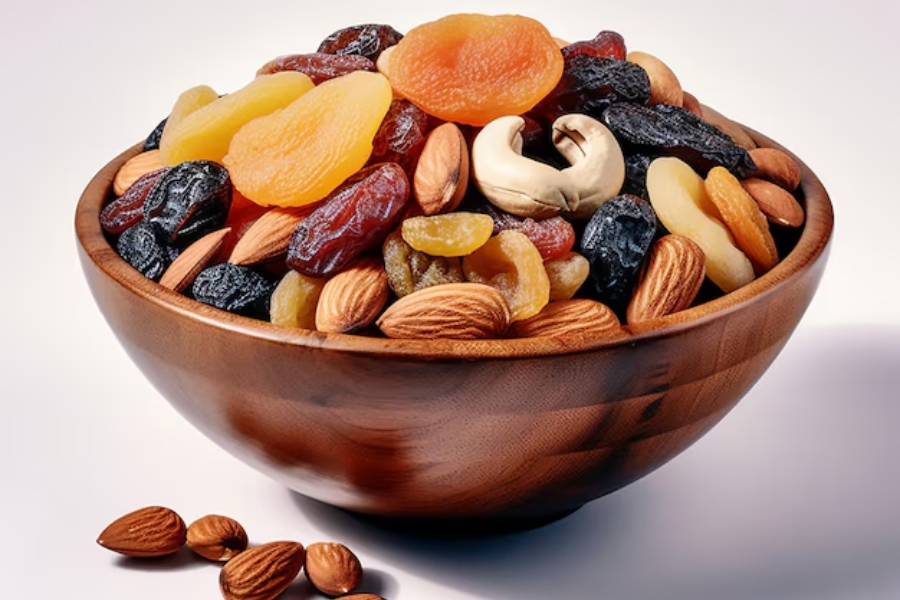 Trail mix is considered an ideal snack for hikes, because it is lightweight, and nutritious, providing a quick energy boost